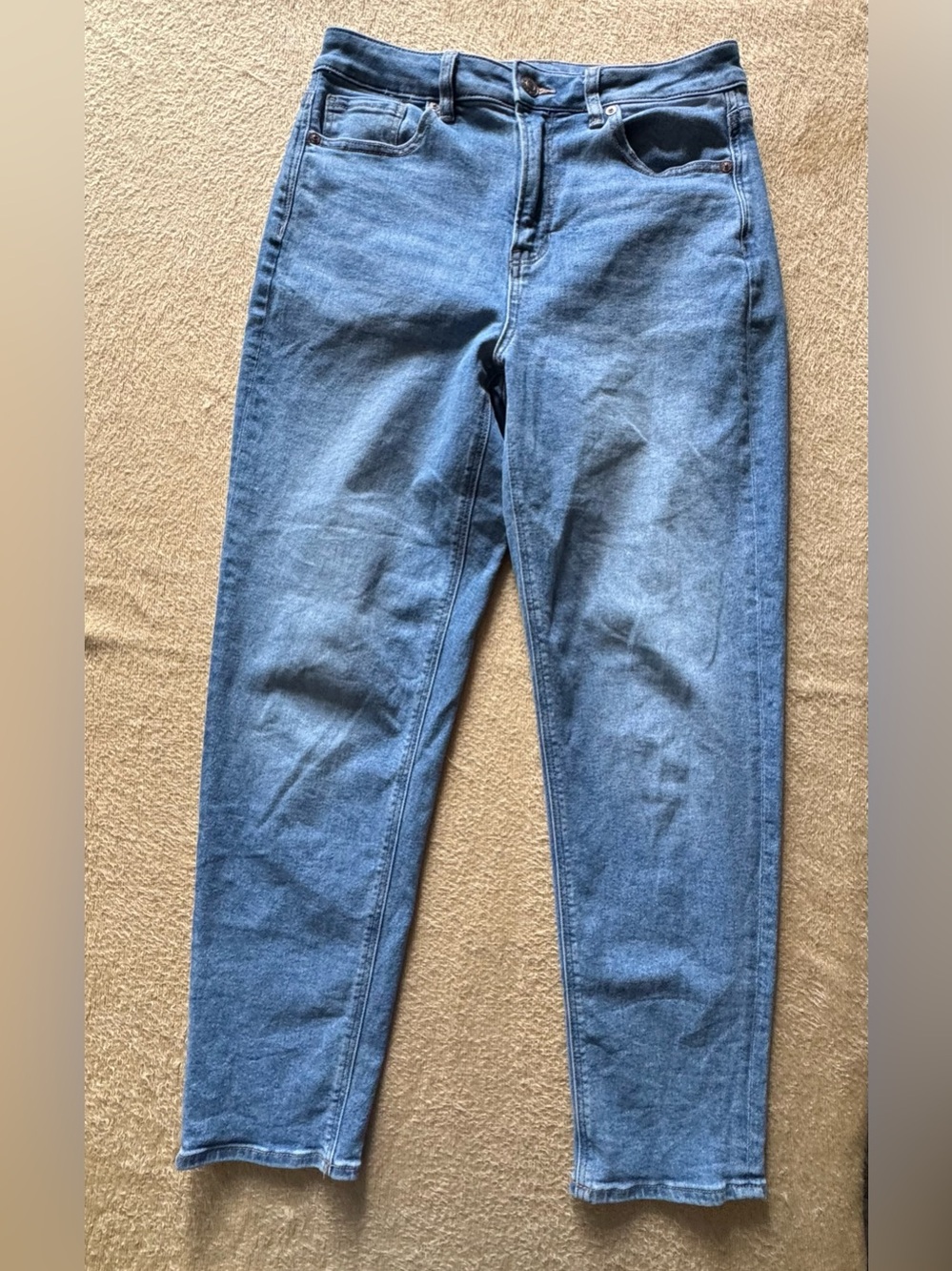 American Eagle Outfitters Mom Jeans Straight Leg Blue Jeans